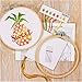 Dimensions Learn-A-Craft Sweet Pineapple Counted Cross Stitch Kit for Beginners, 6''