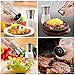 OTBBA Premium Salt and Pepper Grinder Set of 2 - Brushed Stainless Steel Mill Set, Adjustable Coarseness Salt and Pepper Mill Shakers with 6 oz Glass Body
