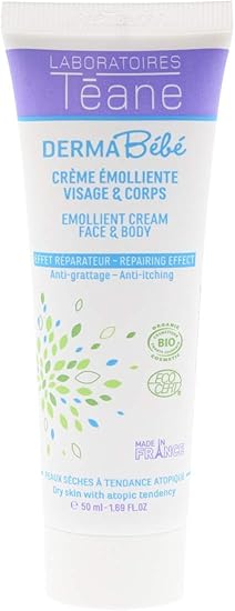 Creme Emolliente Certifiee Bio Dermabebe 50ml Peau Seche Sensible A Tendance Atopique Amazon Fr Bebes Puericulture