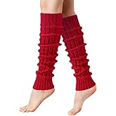 Pleneal Leg Warmers for Women - 1/2/3 Pairs Fashion Cable Knit Warm Leg Warmers 80s Accessories for Party Sports Yoga