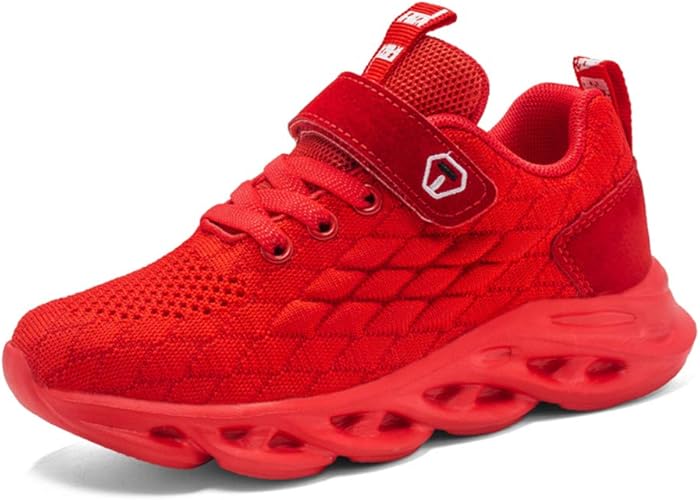 Amazon Morendl 運動靴 スニーカー キッズ 通気 男の子 女の子 軽量 着脱簡単 滑り止め 通学履き シューズ ボーイズ アウトドアシューズ 運動靴 スニーカー