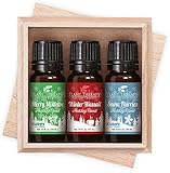 Winter Wonderland - Holiday Blend 3 Essential Oil Gift Set. (Includes: Merry Mistletoe, Winter Wassail, Snow Flurries.) 100% Pure, Undiluted, Therapeutic Grade.