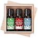 Winter Wonderland - Holiday Blend 3 Essential Oil Gift Set. (Includes: Merry Mistletoe, Winter Wassail, Snow Flurries.) 100% Pure, Undiluted, Therapeutic Grade.