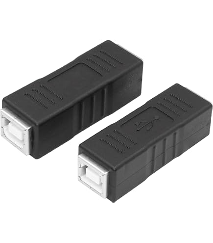 Adaptateur USB-C Femelle Vers USB-B Mâle Lot De 2 - Pour Imprimante, Piano MIDI, Connexion Stable