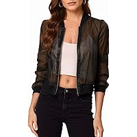 Amazon.com: Allegra K Mesh Sheer Jacket for Women's See Through