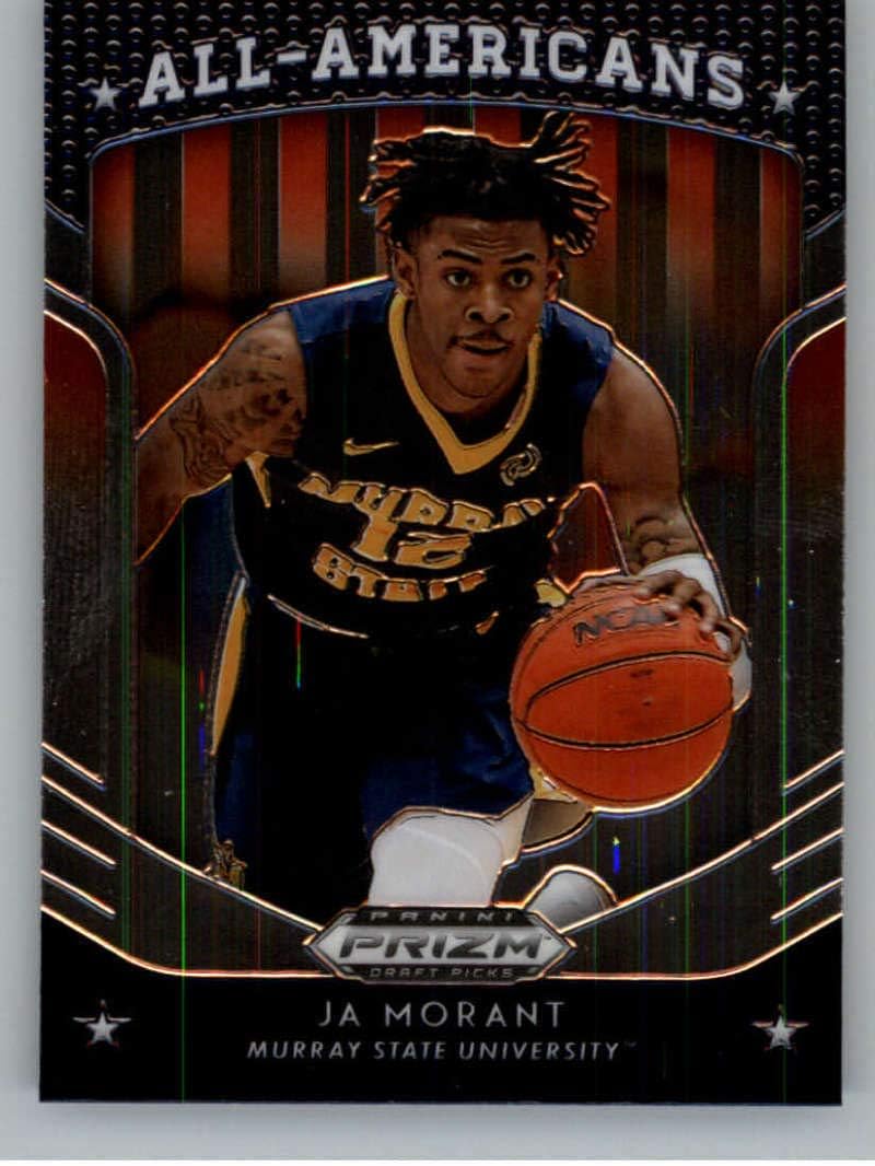 2019-20 Panini Prizm Draft All Americans #44 Ja Morant Murray State Racers Basketball Card