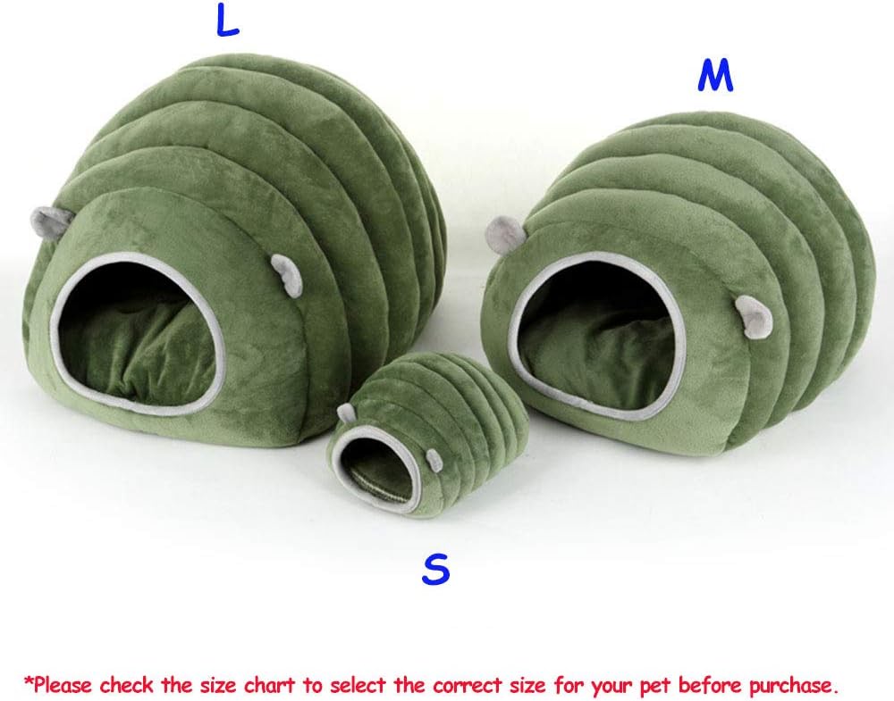 Cute Hamster House Bed, Winter Warm Fleece Sugar Glider Cave Bed Nest - Image 4