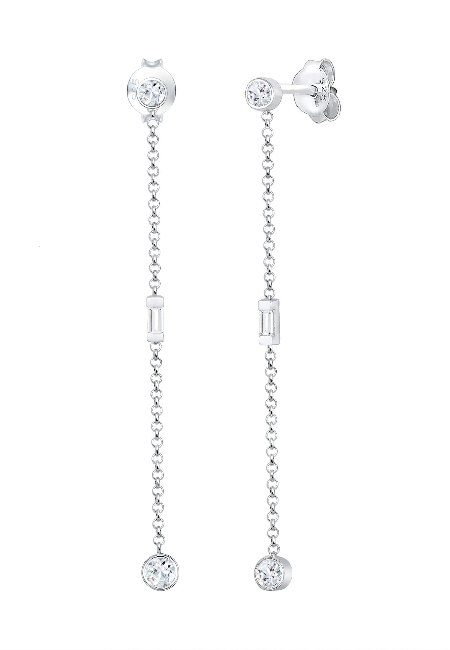 Elli Women Silver Thread Earrings - 0305221418