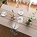 ColorBird Farmhouse Tablecloth Weights Heavy, 55 x 102 Inch Cotton Linen Tablecloths for Rectangle Tables, Fabric Dining Table Cover for Kitchen Outdoor Picnic Tea Party