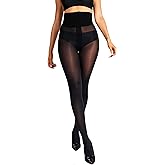 HOTBOSS Unbelievable Durability Tights, Rip Resistant Pantyhose, High Waist Semi Sheer T-Crotch for Women under Dress