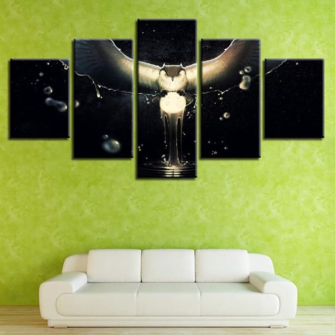 adgkitb canvas Obras de Arte del búho para la decoración de ...