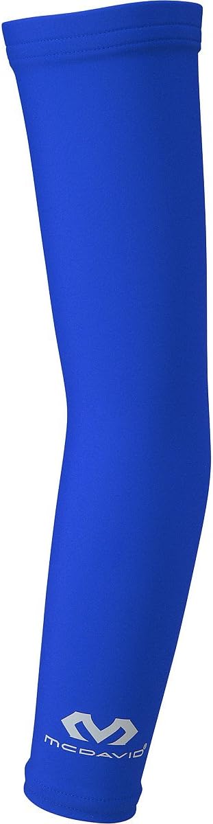 McDavid Compression Arm Sleeve, 50+ UV Skin Protection, Cooling Arm Sleeve for Sports, Running, Basketball, Baseball, Football: Sports & Outdoors