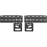 Ultra Slim TV Mount Slim Fit Wall Mount for 43 to 85 inch 2021 Samsung Neo QLED, Q SeriesTVs, Crystal UHD TVs, The Frame TV (excluding Q80A, AU7000), Hold up to 132 lbs, Max VESA 1200x800