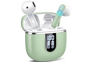 Wireless Earbuds, Bluetooth Ear Buds 5.4 Mini HiFi Stereo with 4 ENC Noise Cancelling Mics Wireless Headphones, 40H in Ear Ea