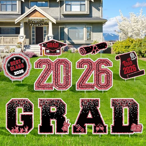 2026 Graduation Decorations Yard Signs