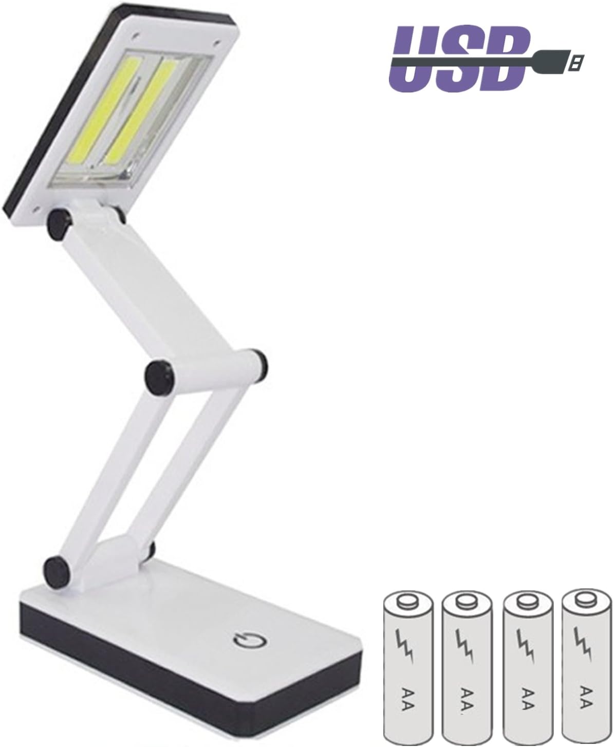 led foldable rechargeable desk lamp