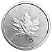 2024 1 oz Canadian Silver Maple Leaf Coin Brilliant Uncirculated with Certificate of Authenticity $5 BU