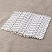 WINOMO Paper Straws Party Drinking Straws Gray White Striped Pack of 100