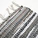 Uniifurn Color Stripe Rag Rugs for Kitchen, Bathroom, Entry Way, Laundry Room (More Color & Size Options Available) (Gray, 2x3')