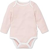 MORI Baby Supreme Comfort Long Sleeve Bodysuit for Boys and Girls - Unisex Romper with Envelope Neck and Nickel Free Popper