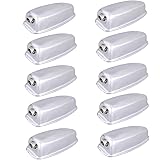 53x24x22mm Drum Claw Hook 10pcs Iron Oval Shape Drum Claw Hook for Bass Drums & Snare Drum,Silver