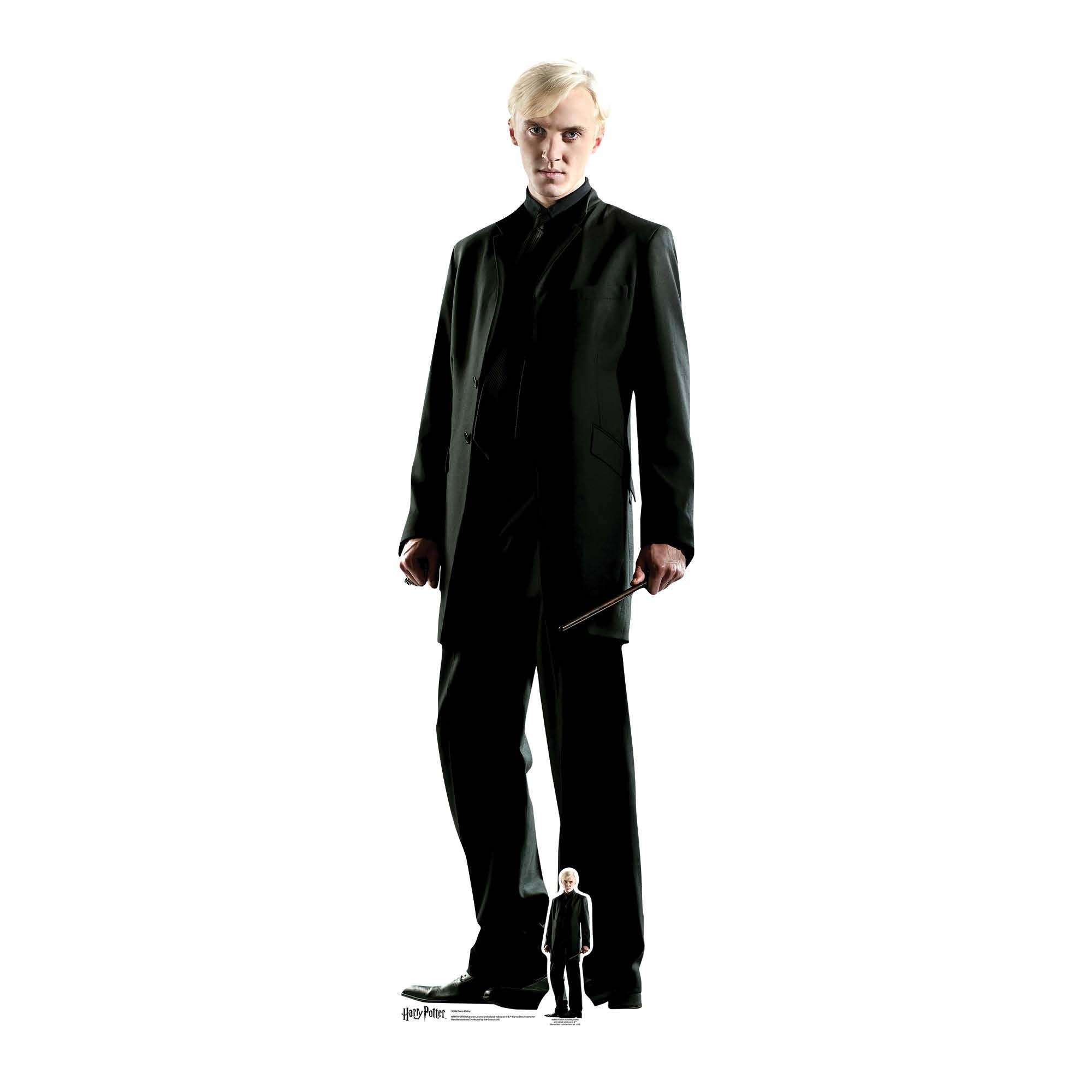 Star Cutouts SC644 Draco Malfoy Lifesize Cardboard Cutout – Harry Potter Villain Display, Bedroom Décor, Party Prop & Fan Gift