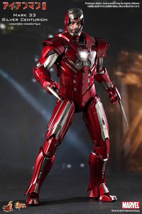 iron man silver centurion action figure