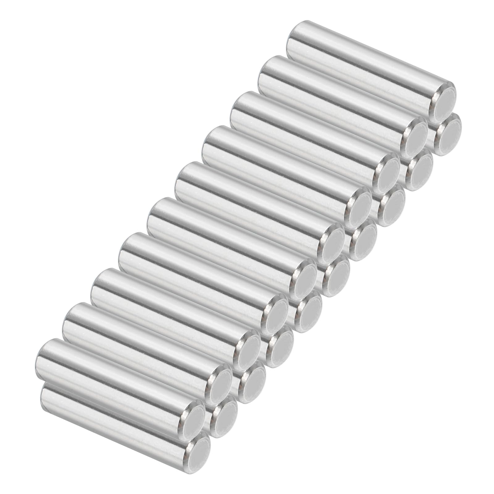PATIKIL 304 Stainless Steel Dowel Pins 5 x 20 mm, 20 Pack Metal Dowel Pins Shelf Pegs Support Shelves Bunk Bed Fasten Elements Hardware for Furniture Fixing Component Position