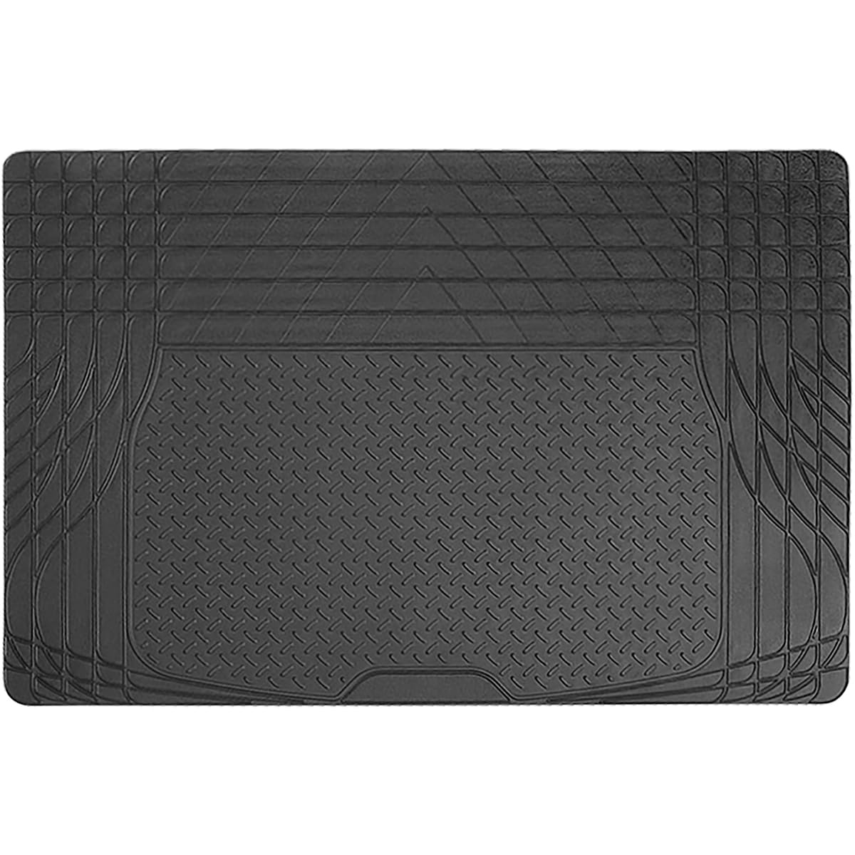 Sakura Black Boot Mat SS5125 - Protects Your Vehicle Carpet - 120 x 80 cm - Fits All Cars - Trim-To-Fit