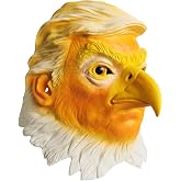 KamdFoen Eagle Head Mask Halloween Realistic Mask Latex Full Head Mask for Halloween Cosplay Carnival Costume Party