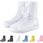 Waterproof Shoe Covers Non-Slip Rain Shoe Covers Reusable Silicone Shoes Covers For Rain Resistant Rain Boots For Men Women Outdoor Overshoes Protection