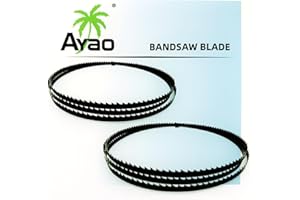AYAO Band Saw Blades 56-1/8 Inch X 1/4-Inch X 12TPI, 2-Pack