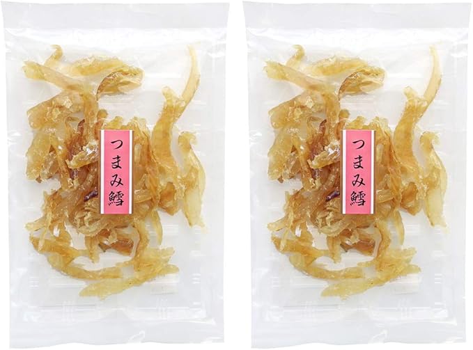 Amazon つまみ鱈90g 2袋 北海道産スケトウダラ 助宗鱈 を使ったタラの干し物 珍味 たこ いか えび たら ほっき はたはた 塩辛 珍味 通販