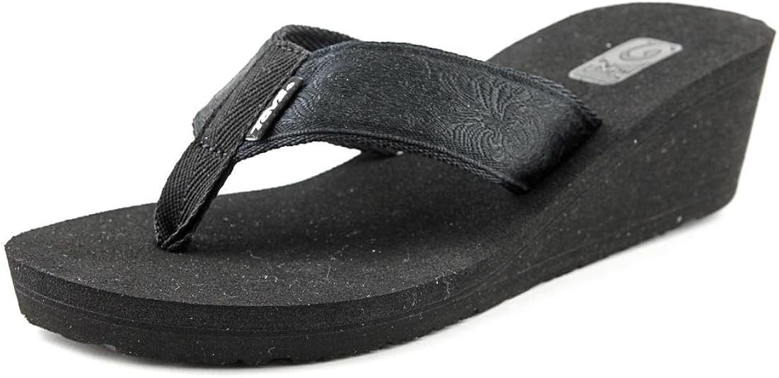 teva black wedge sandals