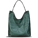 Genuine Leather Hobo Bags for Women Large Tote Bag Vintage Real Leather Shoulder Bag Satchel Purse for Work Notebook