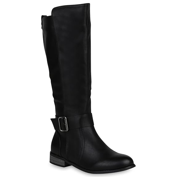 Stiefelparadies Damen Bikerstiefel Flandell