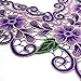 Embroidered Lace Purple Neckline Collar Applique Motif Venise Scrapbooking Embellishment Trimming Patches Sewing Accessories 1 Pc
