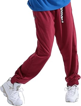 Amazon Co Jp Le Rhythm リアリズム スウェットパンツ レディース メンズ ジュニア ダンスウェア ダンスパンツ レッド Rm1sw10 Re スポーツ アウトドア