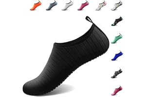 Tanamo Water Shoes for Women Men Quick-Dry Aqua Socks Swim Beach Shoes Barefoot Cruise Essentials Camping Accessories Pool Must Haves Size 7 8 9