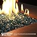 Golden Flame Fire Glass for Fire Pit, 20lb - 1/2
