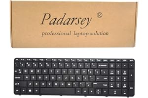 Padarsey Keyboard with Frame Compatible for HP Pavilion 15E 15N 15T 15-N 15-E 15-E000 15-N000 15-N100 15T-E000 15T-N100 15-e087sr 708168-001 710248-001 719853-001 749658-001 Series Black US Layout