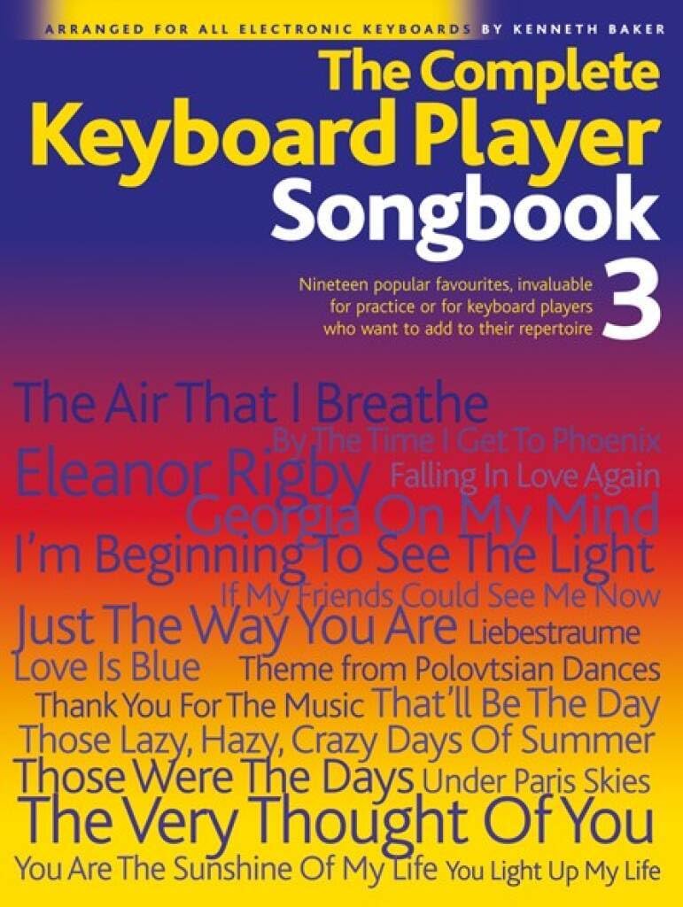 Complete Keyboard Player Songbook: 3