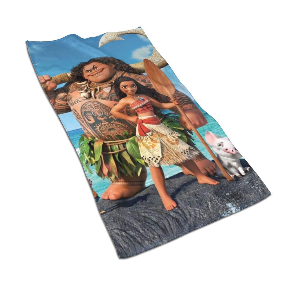 DHGER LSalas Moana Towels Microfiber Towels Bath Towel Hand Towels Bathroom Accessories Super Soft, Plush and Highly Absorbent Bathroom Gym Sports Spa Travel Camping 27.5 X 15.7 Inch