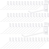 Moxweyeni 100 Pack Slatwall Hooks 6 and 8 Inch