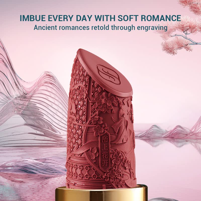FLORASIS Blooming Rouge Love Lock Lipstick (Under the Peach Blossoms) (M140 Phoenix)