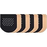 Sibba Toe Socks Womens for Mules Breathable Mule Socks Half Sock Toe Topper Covers 8 Pairs No Show Invisible Non-slip Liners Sock for Clogs Comfortable Seamless Grip Non Slip ToesCover Half ToesCovers