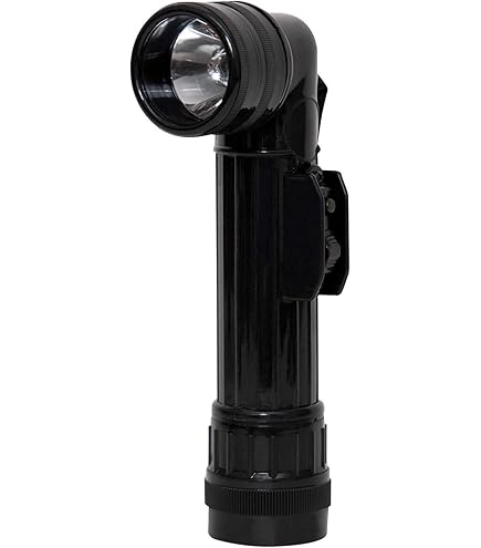 その他 234LMN WRPRF LED FLSHLT ggw725x Amazon.com: Rothco Genuine G.I. Anglehead Flashlight (Black