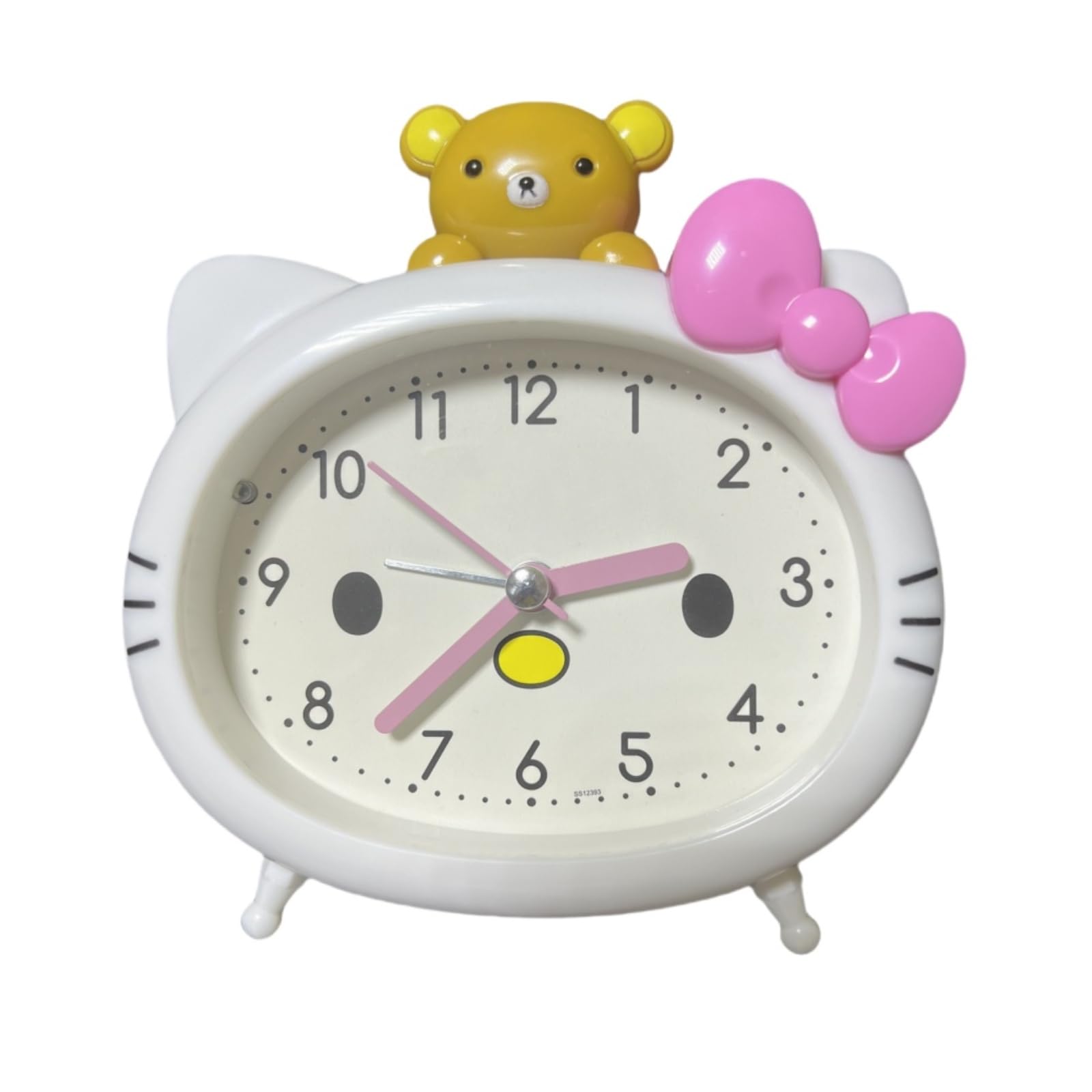 Fuxizest Cute Cat Alarm Clock, Kawaii Alarm