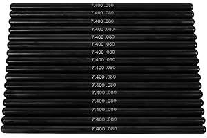WANGSHENG 7.400" Chromoly LS Pushrod Set - 5/16" Diameter .080" Wall - Fits LS1 LS2 LS3 LS6 LS7 LS9 LSX Engines 1999-2013 Silverado Sierra 4.8L 5.3L 6.0L 6.2L, Pack of 16