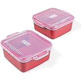 Souper Cubes Stoneware - 5" x 5" Baking Dishes for Oven with Silicone Covers, Premium Mini Ceramic Baking Dishes, Perfect for